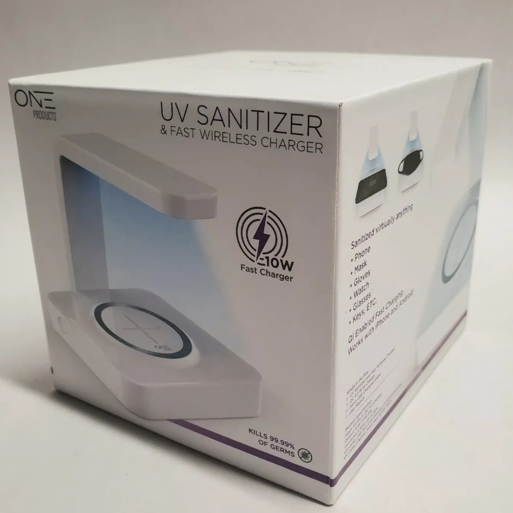 UV SANITIZER WIRELESS CHARGER Kills 99.9%Germ - Picture 2 of 12